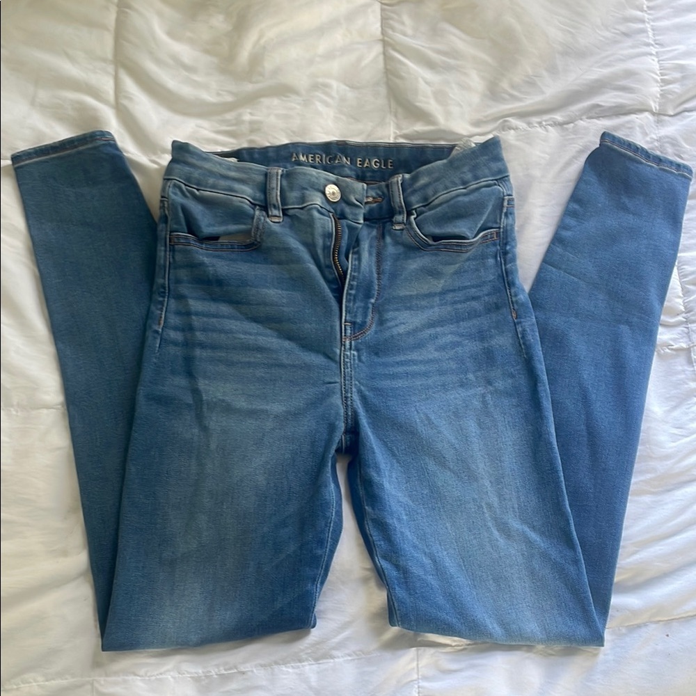 American Eagle Outfitters Blue Skinny Jeans